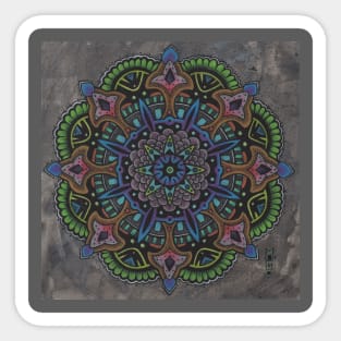 Peacock Mandala Sticker